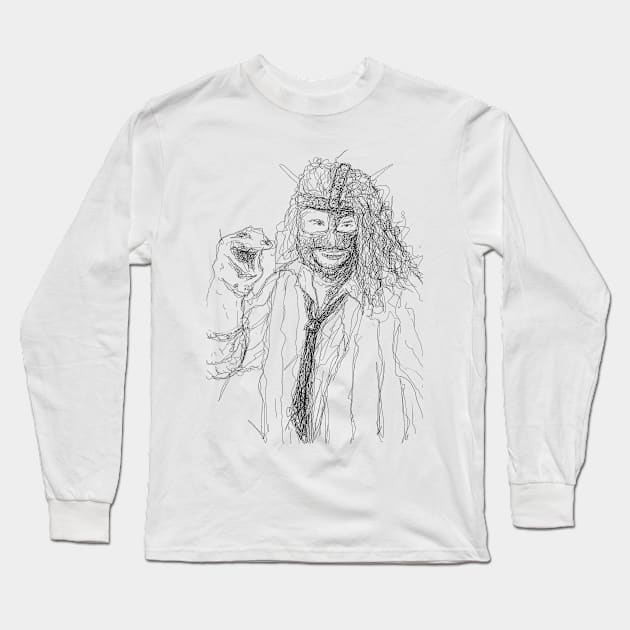 SCRIBBLE MANKIND Long Sleeve T-Shirt by PNKid